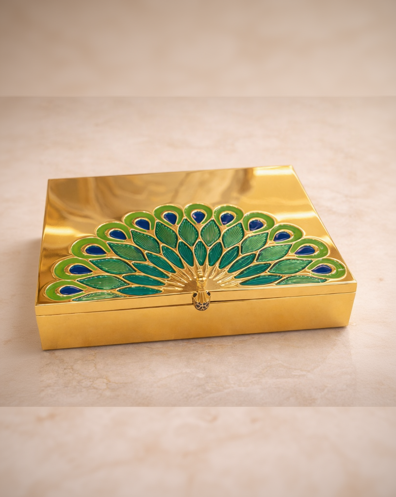 Luxury Peacock Design Box