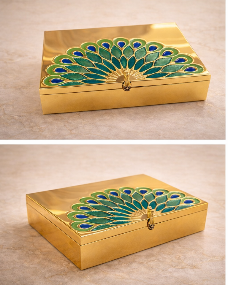 Luxury Peacock Design Box